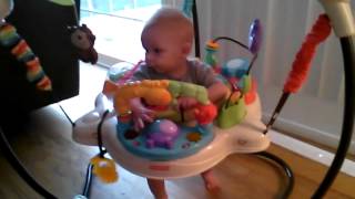 5 month old boy in his jumperoo - Deals for Babies and Kids