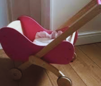 How to Clean a Wooden Doll Pram 