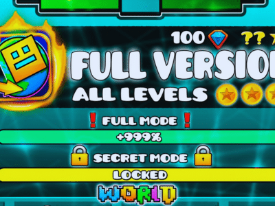How to Unlock the full version of geometry dash